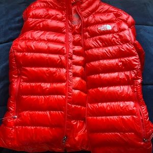 Red The North Face Winter Jacket